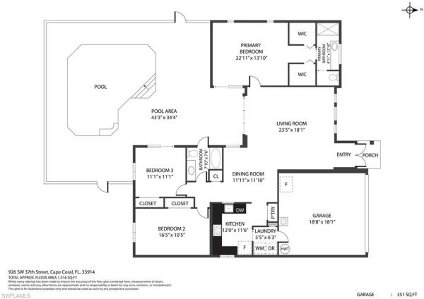 Cape Coral Residential, 926 37th St, Cape Coral, Florida 33914, image 1