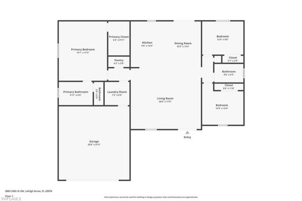 Lehigh Acres Residential, 2803 SW 24th St, Lehigh Acres, Florida 33976, image 1