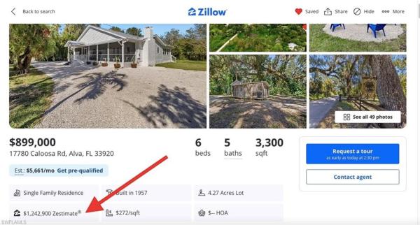 Alva Residential, 17780 Caloosa Rd, Alva, Florida 33920, image 1