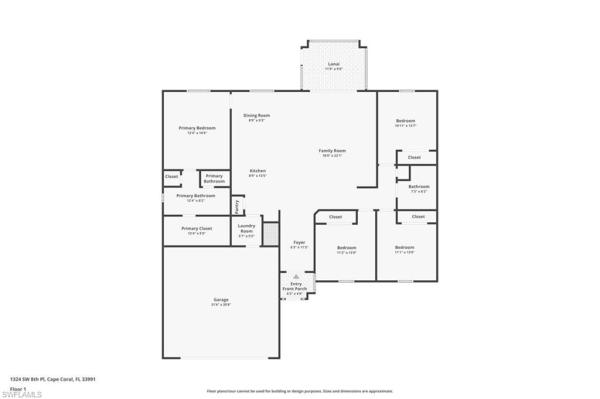 Cape Coral Residential, 1324 8th Pl, Cape Coral, Florida 33991, image 1