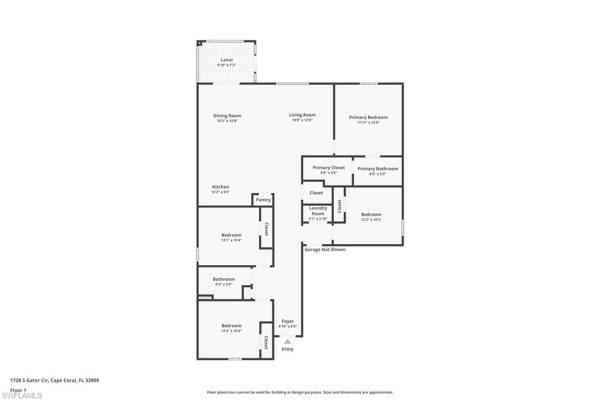 Cape Coral Residential, 1728 Gator Cir, Cape Coral, Florida 33909, image 1