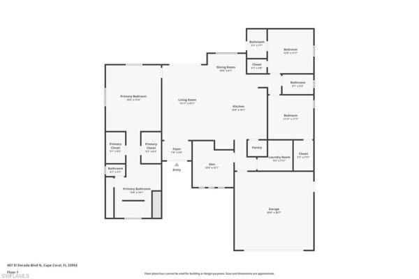 Cape Coral Residential, 407 N El Dorado Blvd, Cape Coral, Florida 33993, image 2
