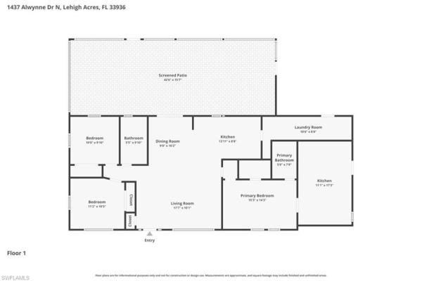 1437 N Alwynne Dr, Lehigh Acres, Florida 33936, image 1