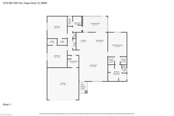 Cape Coral Residential, 1213 15th Ter, Cape Coral, Florida 33991, image 1