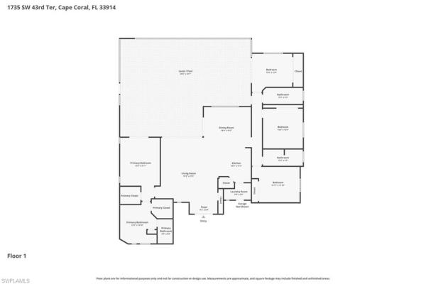 Cape Coral, 1735 43rd Ter, Cape Coral, Florida 33914, image 1