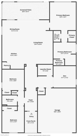 2935 Sunset Pointe Cir, Cape Coral, Florida 33914, image 2
