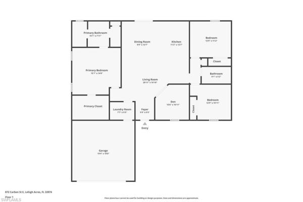 Lehigh Acres Residential, 872 E Carbon St, Lehigh Acres, Florida 33974, image 1