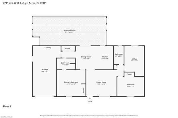 Lehigh Acres, 4711 W 4th St, Lehigh Acres, Florida 33971, image 1