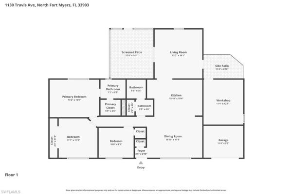1130 Travis Ave, North Fort Myers, Florida 33903, image 1