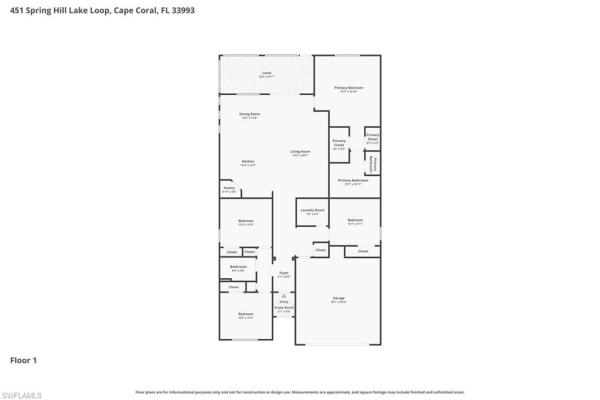 Stonewater, 451 Spring Hill Lake Loop, Cape Coral, Florida 33993, image 1