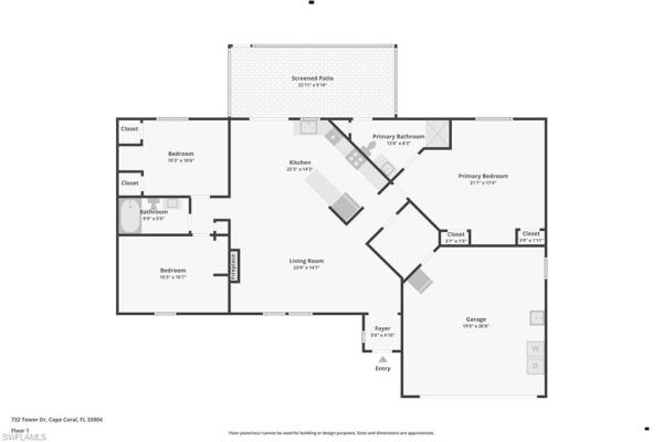 Cape Coral, 732 Tower Dr, Cape Coral, Florida 33904, image 1
