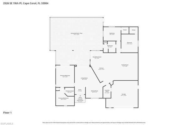 Cape Coral, 2526 19th Pl, Cape Coral, Florida 33904, image 1