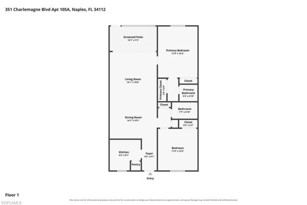 351 Charlemagne Blvd #105A, Naples, Florida 34112, image 2