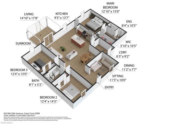 Cape Coral Residential, 512 25th Ave, Cape Coral, Florida 33993, image 1