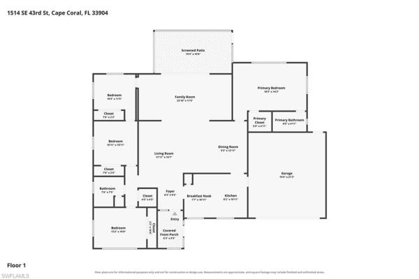 Cape Coral Residential, 1514 43rd St, Cape Coral, Florida 33904, image 1