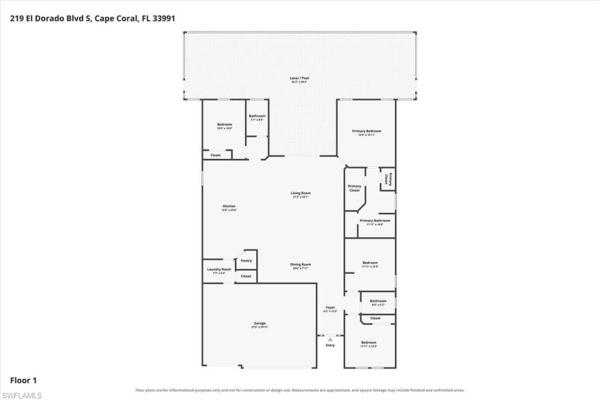 Cape Coral Residential, 219 S El Dorado Blvd, Cape Coral, Florida 33991, image 1