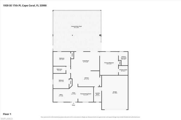 Cape Coral Residential, 1939 17th Pl, Cape Coral, Florida 33990, image 1