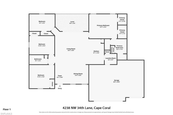 Cape Coral Residential, 4238 34th Ln, Cape Coral, Florida 33993, image 1