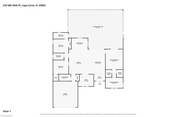 Cape Coral Residential, 516 35th Pl, Cape Coral, Florida 33993, image 1