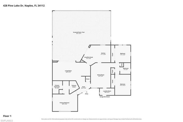 Lakewood, 428 Pine Lake Dr, Naples, Florida 34112, image 1