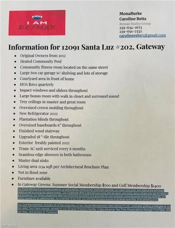 Santa Luz, 12091 Santaluz Dr #202, Fort Myers, Florida 33913, image 1
