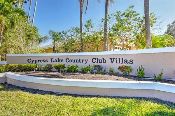 Cypress Lake Country Club Villas, 8670 Franchi Blvd, Fort Myers, Florida 33919, image 1