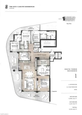 The Ritz-Carlton Residences Estero Bay, 5000 Coconut Rd #2001, Bonita Springs, Florida 34134, image 1
