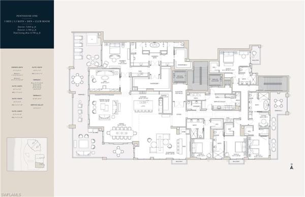 Rosewood Residences Naples, 1601 N Gulf Shore Blvd #Penthouse 1, Naples, Florida 34102, image 1