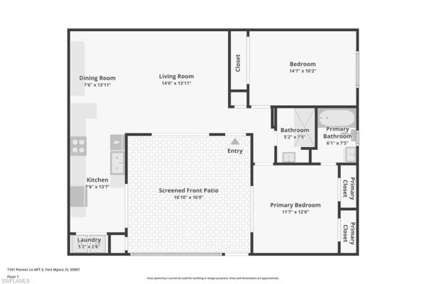 Pine Grove Townhouses, 7161 Penner Ln #2, Fort Myers, Florida 33907, image 1