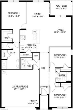 Cape Coral Residential, 822 W Embers Pkwy, Cape Coral, Florida 33909, image 1