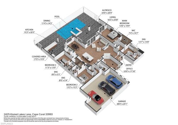 Kismet Lakes, 2425 Lake Kismet Ter, Cape Coral, Florida 33993, image 1