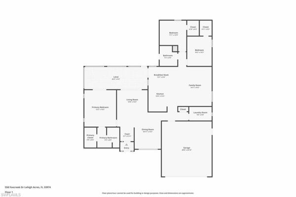 558 Foxcreek Dr, Lehigh Acres, Florida 33974, image 1