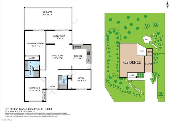 Cape Coral Residential, 1201 33rd Ter, Cape Coral, Florida 33904, image 2