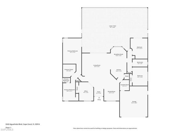 Cape Coral Residential, 5243 Agualinda Blvd, Cape Coral, Florida 33914, image 1