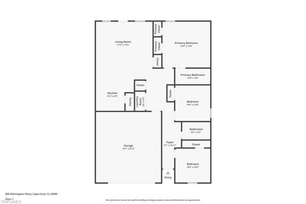 Cape Coral Residential, 306 Wilmington Pkwy, Cape Coral, Florida 33993, image 1