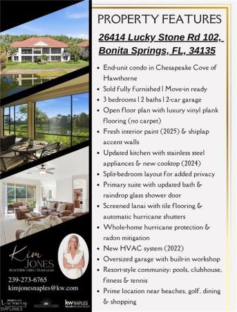 Chesapeake Cove At Hawthorne, 26414 Lucky Stone Rd #102, Bonita Springs, Florida 34135, image 1
