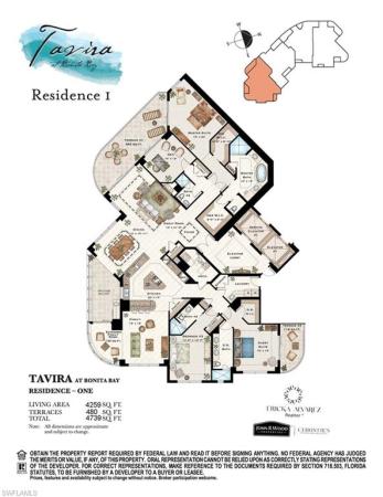 Tavira At Bonita Bay, 4851 Bonita Bay Blvd #2301, Bonita Springs, Florida 34134, image 1