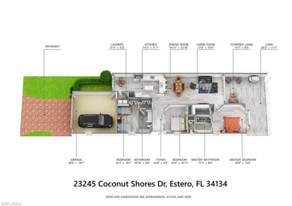 Coconut Shores, 23245 Coconut Shores Dr, Estero, Florida 34134, image 1