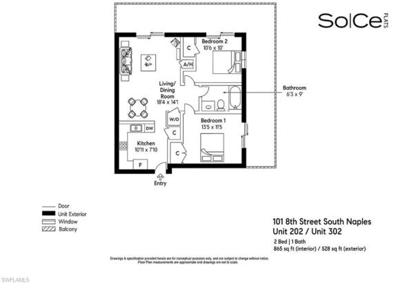 SoCe Flats At Olde Naples, 101 S 8th St ST #202, Naples, Florida 34102, image 1