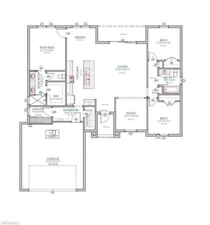 Lehigh Acres, 445 Burrstone Dr, Lehigh Acres, Florida 33974, image 1