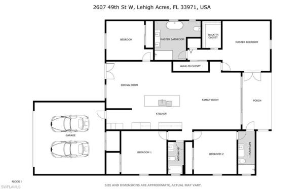 Lehigh Acres Residential, 1126 E Crestwood St, Lehigh Acres, Florida 33974, image 1