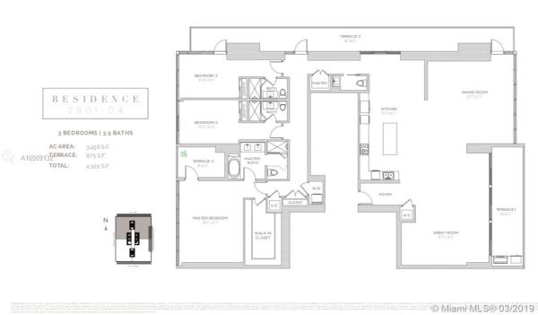Echo Brickell, 1451 Brickell Ave #2901/04, Miami, Florida 33131, image 1