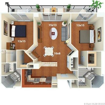 Flamingo South Beach, 1500 Bay Rd #M-721, Miami Beach, Florida 33139, image 1