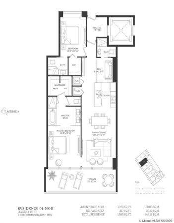 Paraiso Bay, 650 NE 32nd St #1602, Miami, Florida 33137, image 2