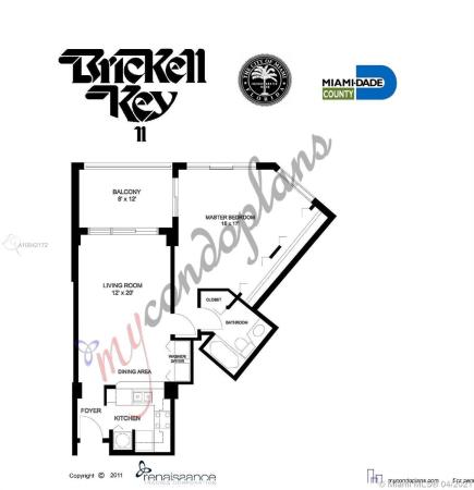 Brickell Key Two, 540 Brickell Key Dr #1514, Miami, Florida 33131, image 2