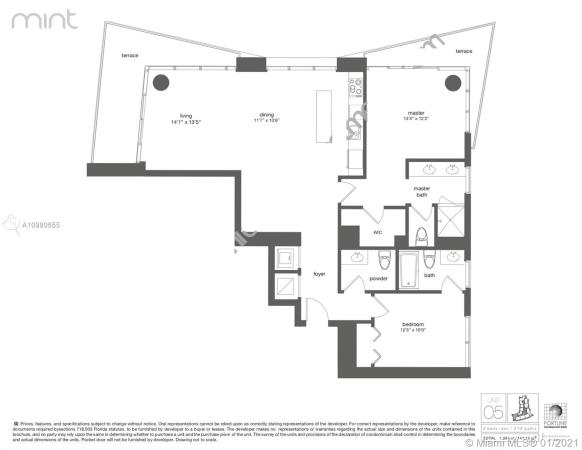 Mint At Riverfront, 92 SW 3rd St #1805, Miami, Florida 33130, image 1