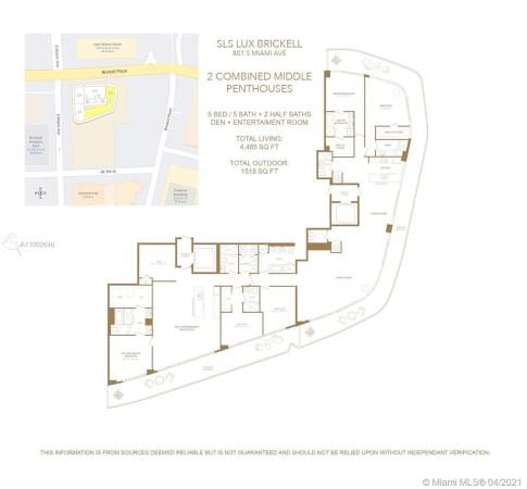 SLS Lux Brickell, 801 S Miami Ave #5703, Miami, Florida 33130, image 2