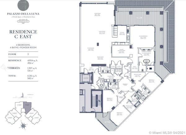 Palazzo Del Sol Della Luna At Fisher Island, 6800 Fisher Is #6834, Fisher Island, Florida 33109, image 3