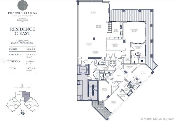 Palazzo Del Sol Della Luna At Fisher Island, 6800 Fisher Is #6884, Fisher Island, Florida 33109, image 3
