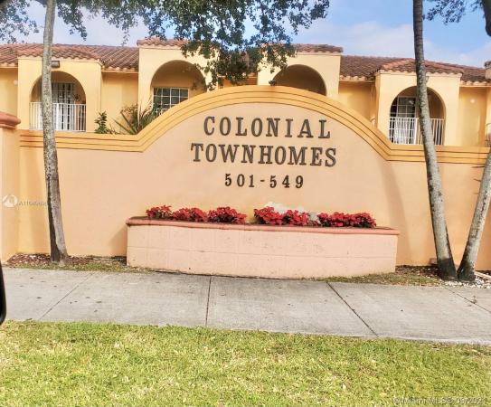 Colonial Townhomes, 511 W 68th St #5, Hialeah, Florida 33014, image 1